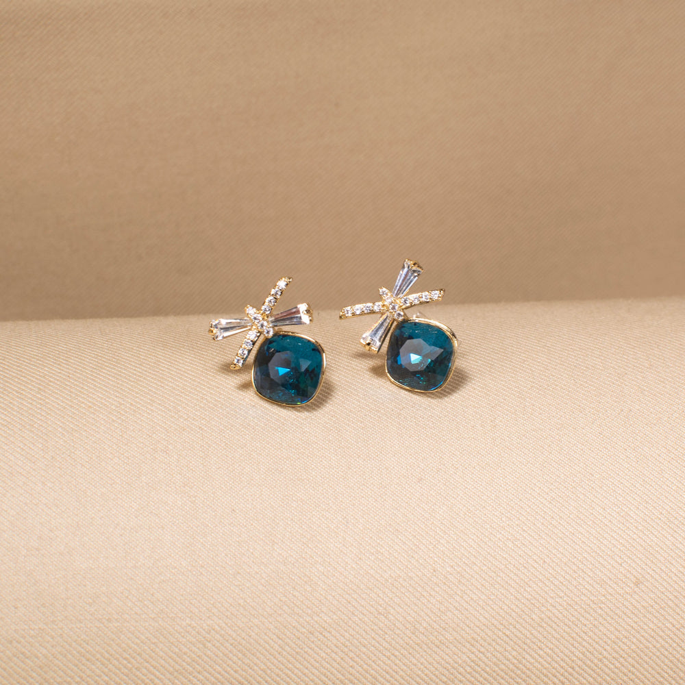 Azure Tie Earring