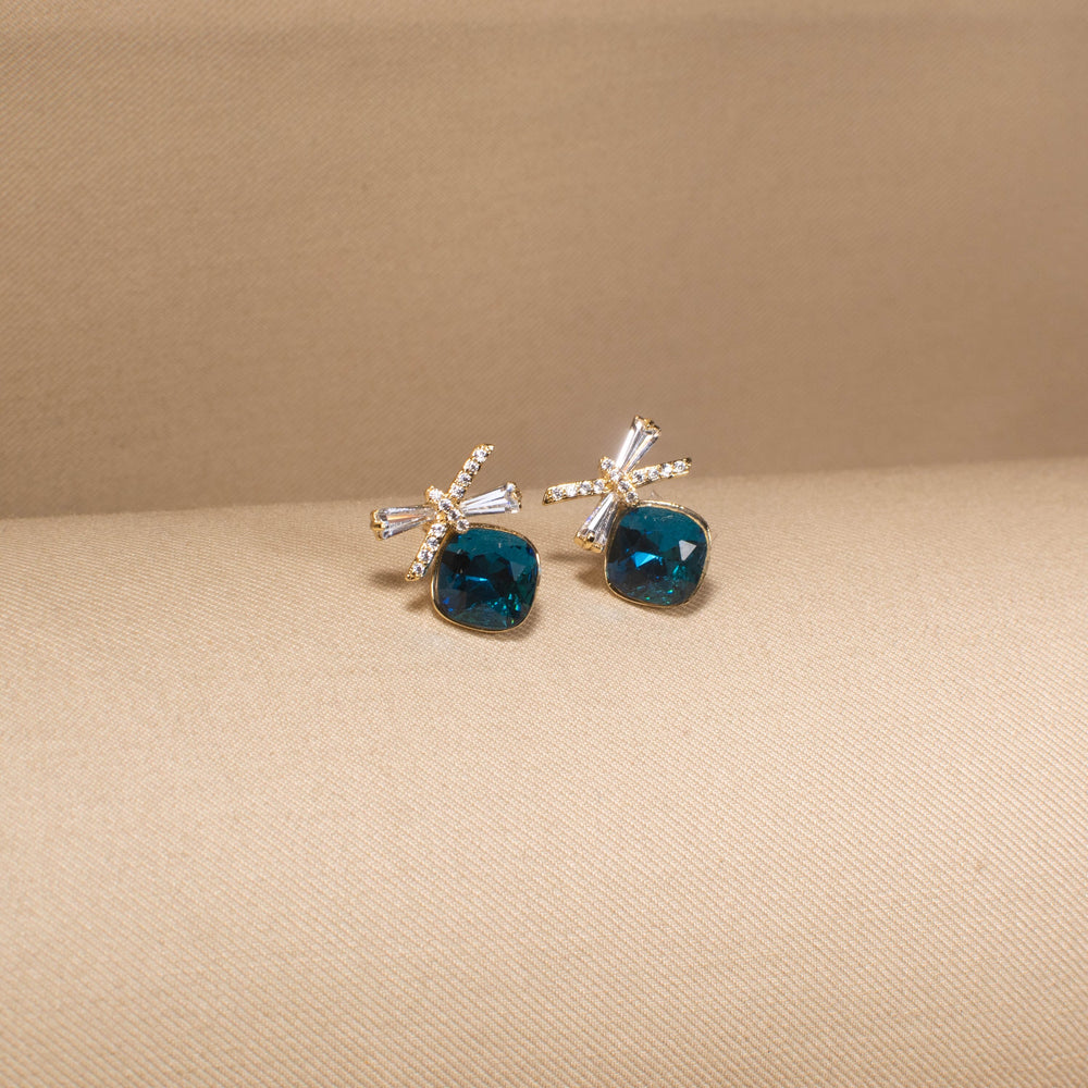 Azure Tie Earring