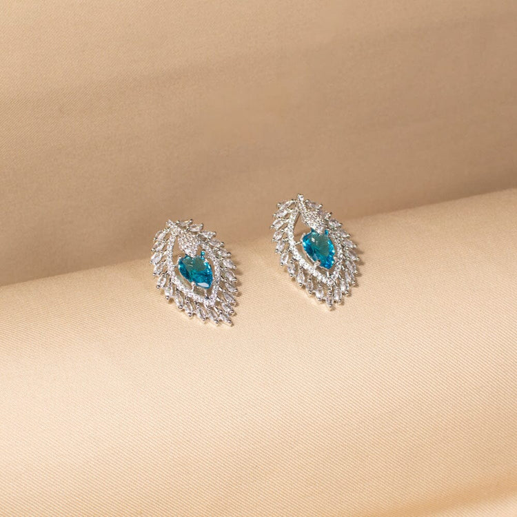 Azure Zenith Pendant Set-Edgy Collection