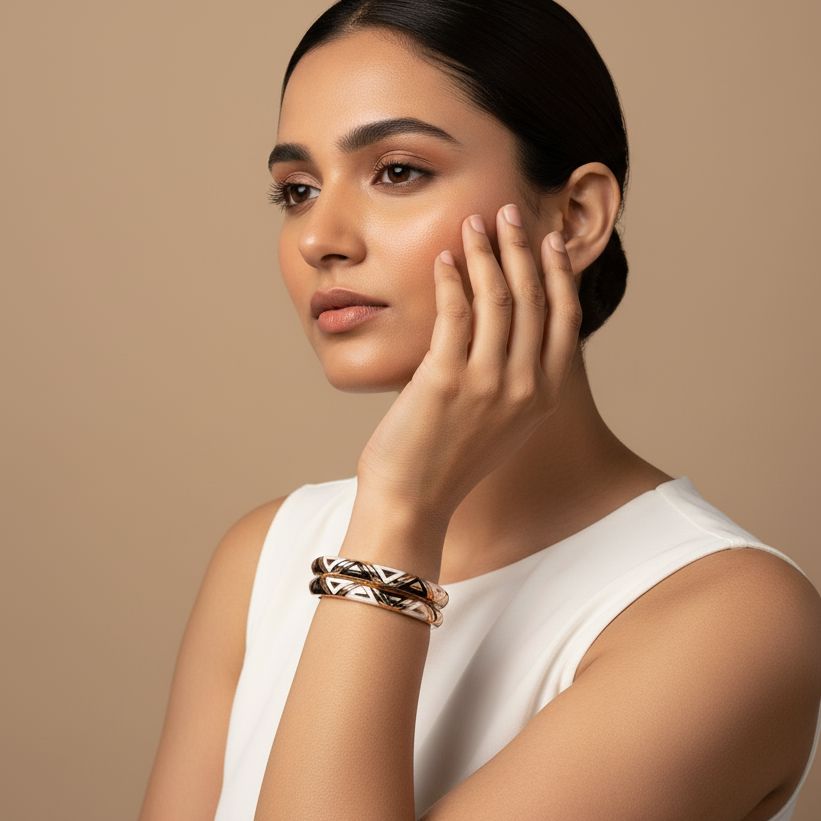 Barbara Openable Bangles-Pack of 2