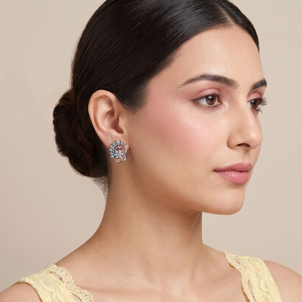 Barbie's Sparkle Curl Studs - Blue