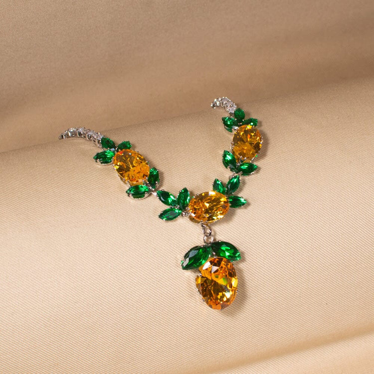 Bavarian Fruit Necklace Set-Glitterati Collection