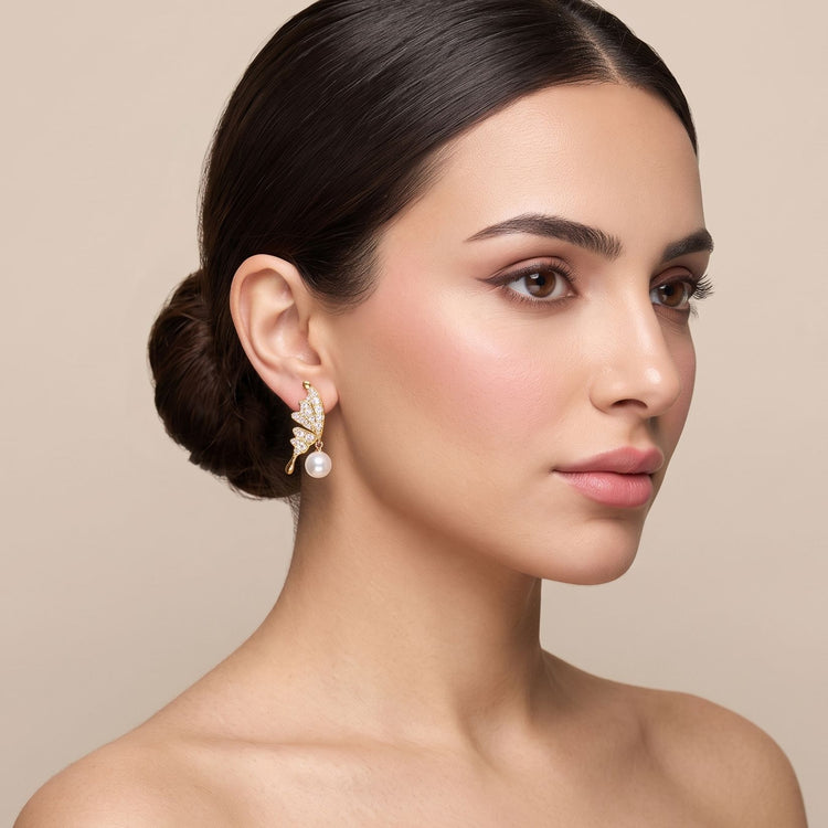 Beatrice Pearl Earrings