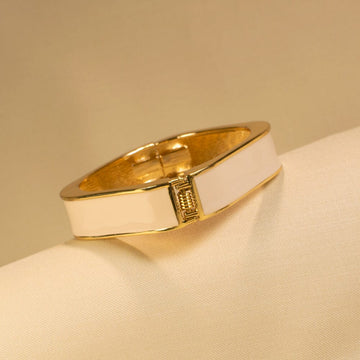 Beige Enamel Bracelet