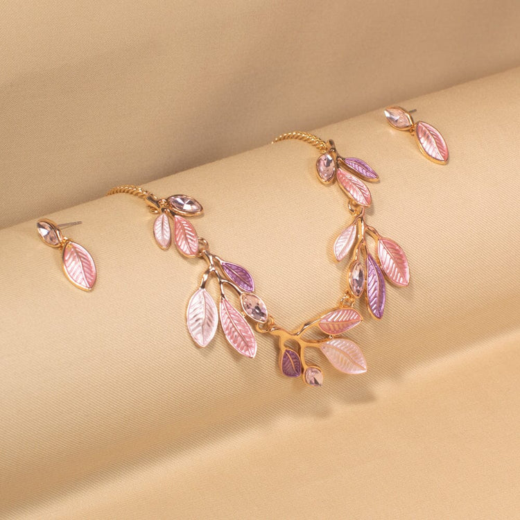 Bloomway Necklace Set - Pink - Nature Collection