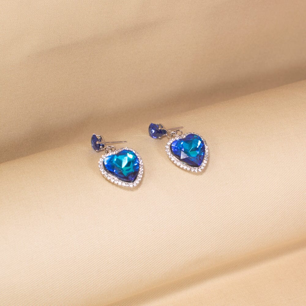 Blue Amour Necklace Set-Glitterati Collection