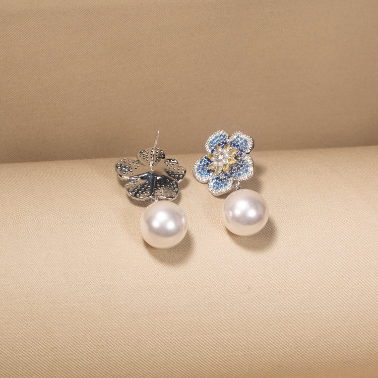 Blue Blossom Pearl Drop