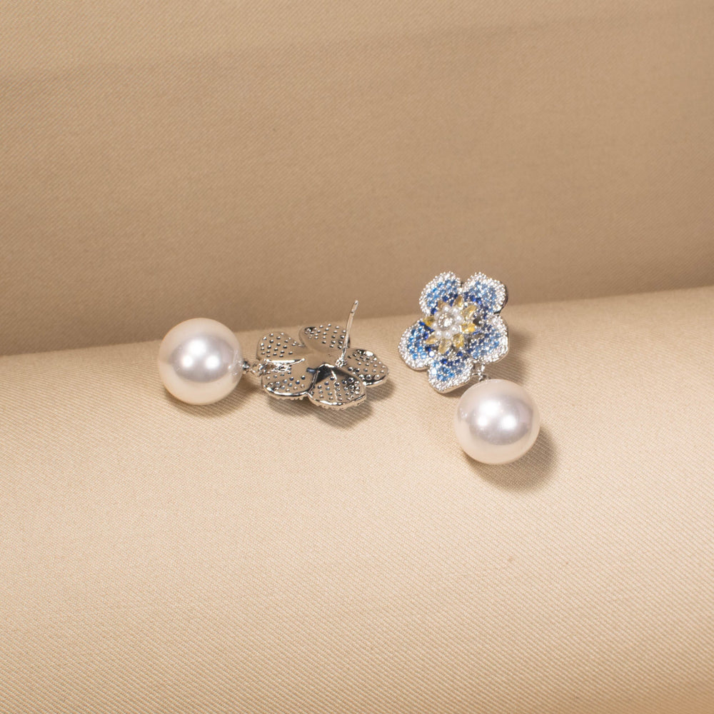 Blue Blossom Pearl Drop