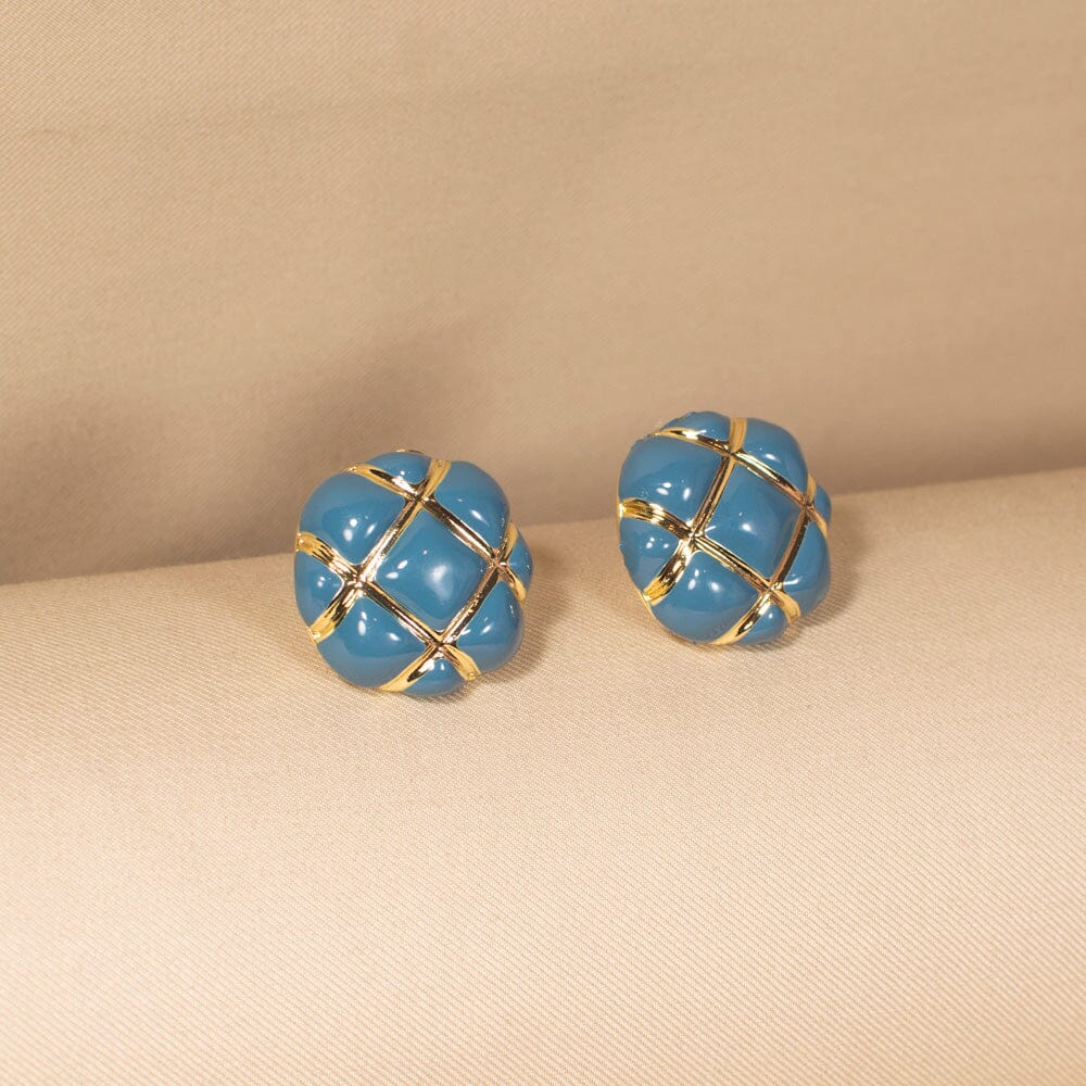 Blue Lattice Pendant Set