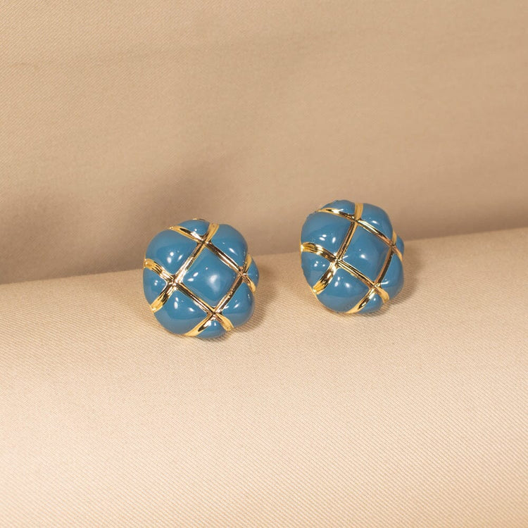 Blue Lattice Pendant Set