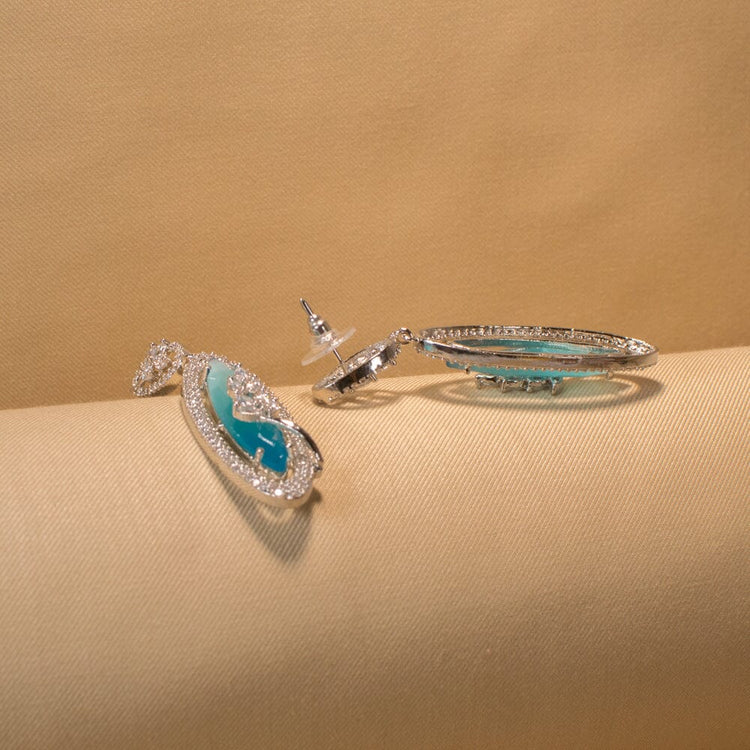 Blue Oasis Statement Earrings