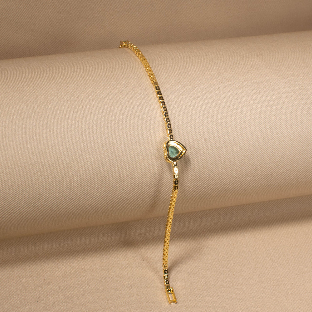 Blue Romance Chain Bracelet
