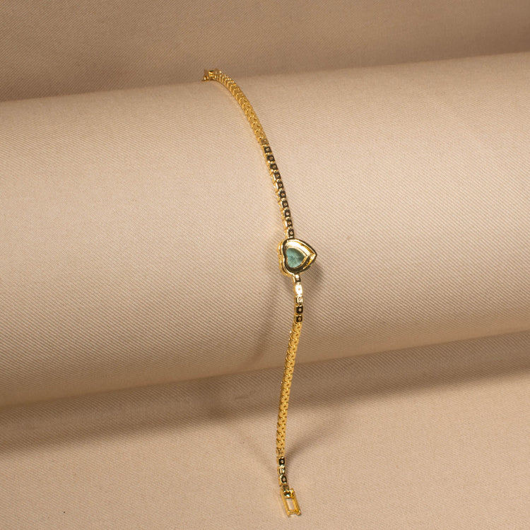 Blue Romance Chain Bracelet