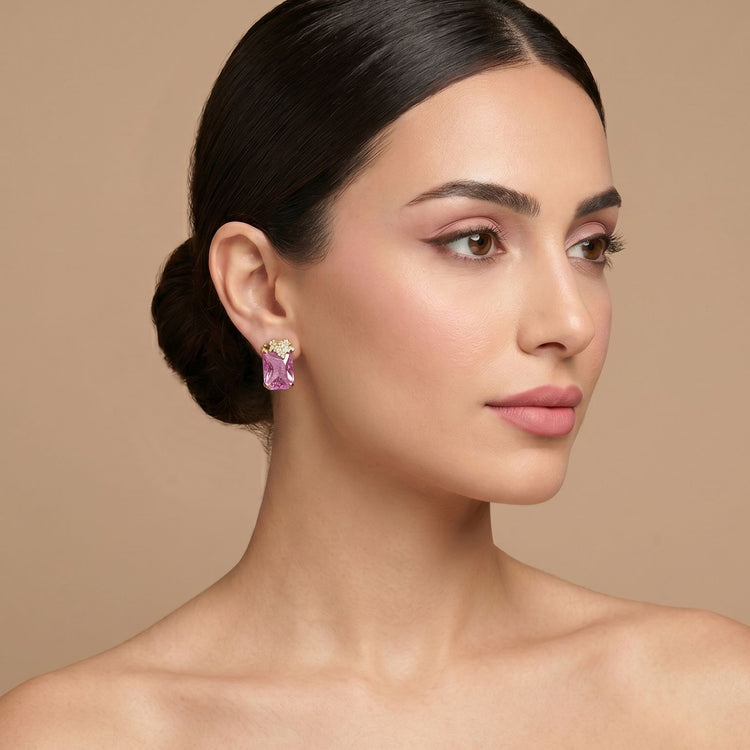 Blush Bar Studs