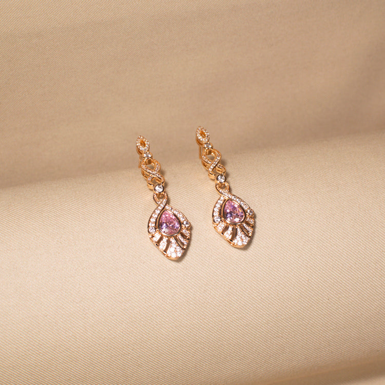 Blush Elegance Danglers