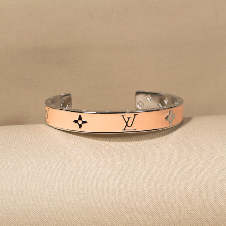 Blush Enamel Cuff