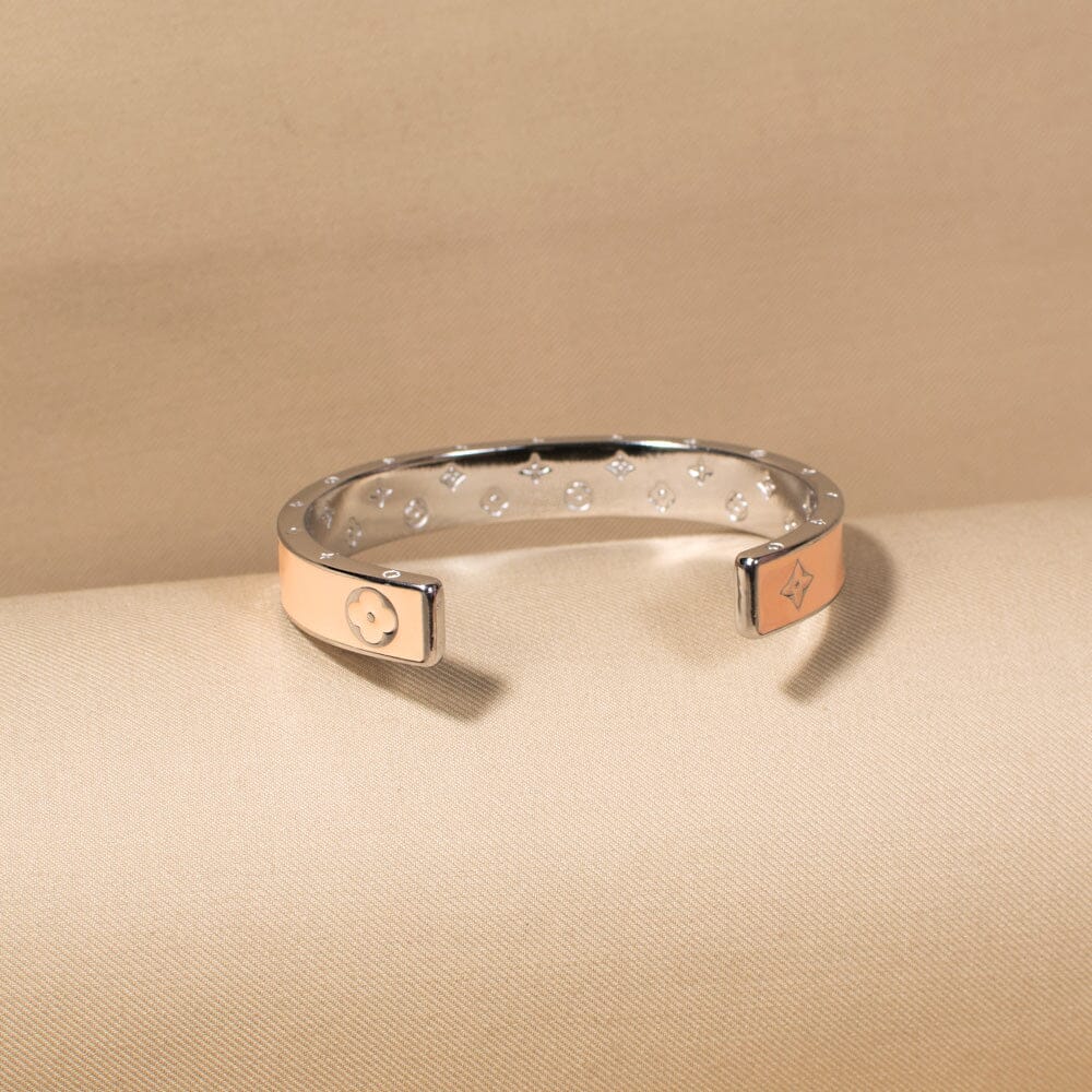 Blush Enamel Cuff