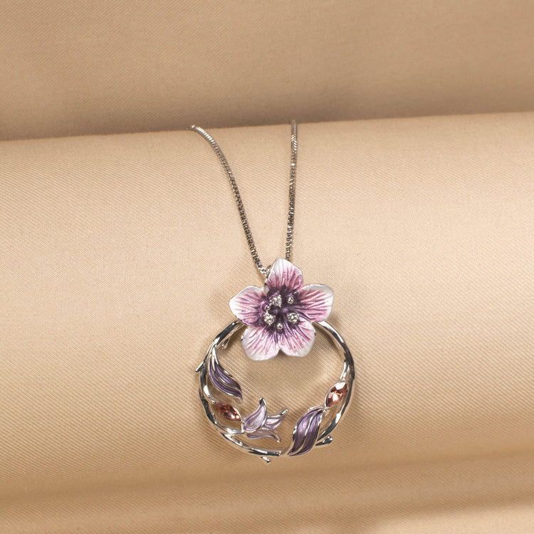 Blush Orchid Flora Pendant Set