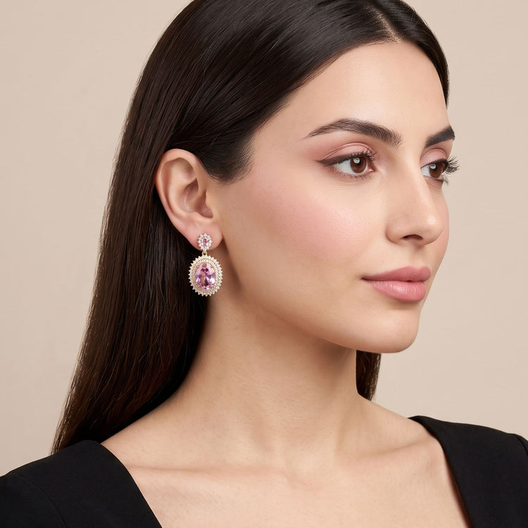 Blush Oval Royale Drops