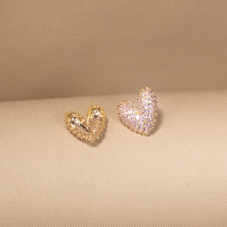 Blush Sweetheart Studs