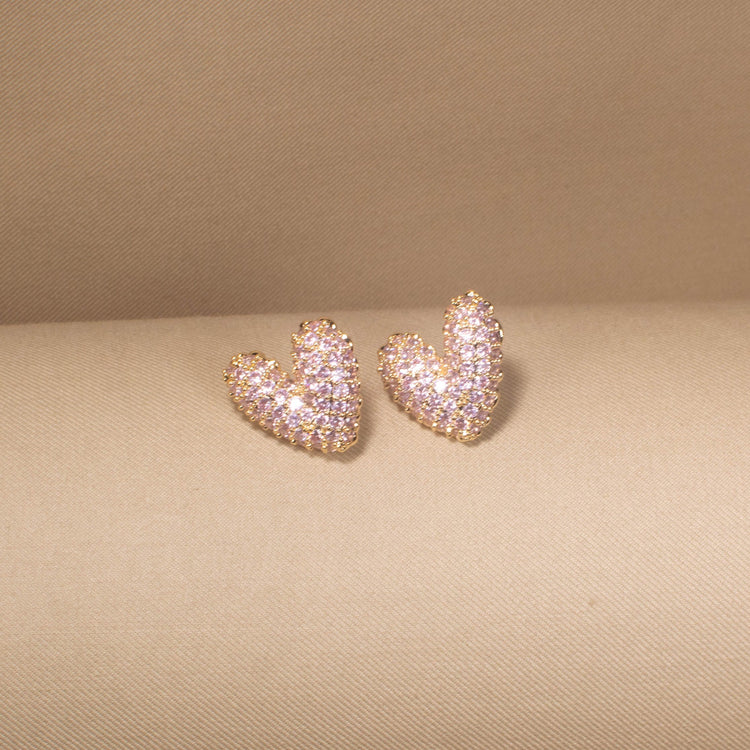 Blush Sweetheart Studs