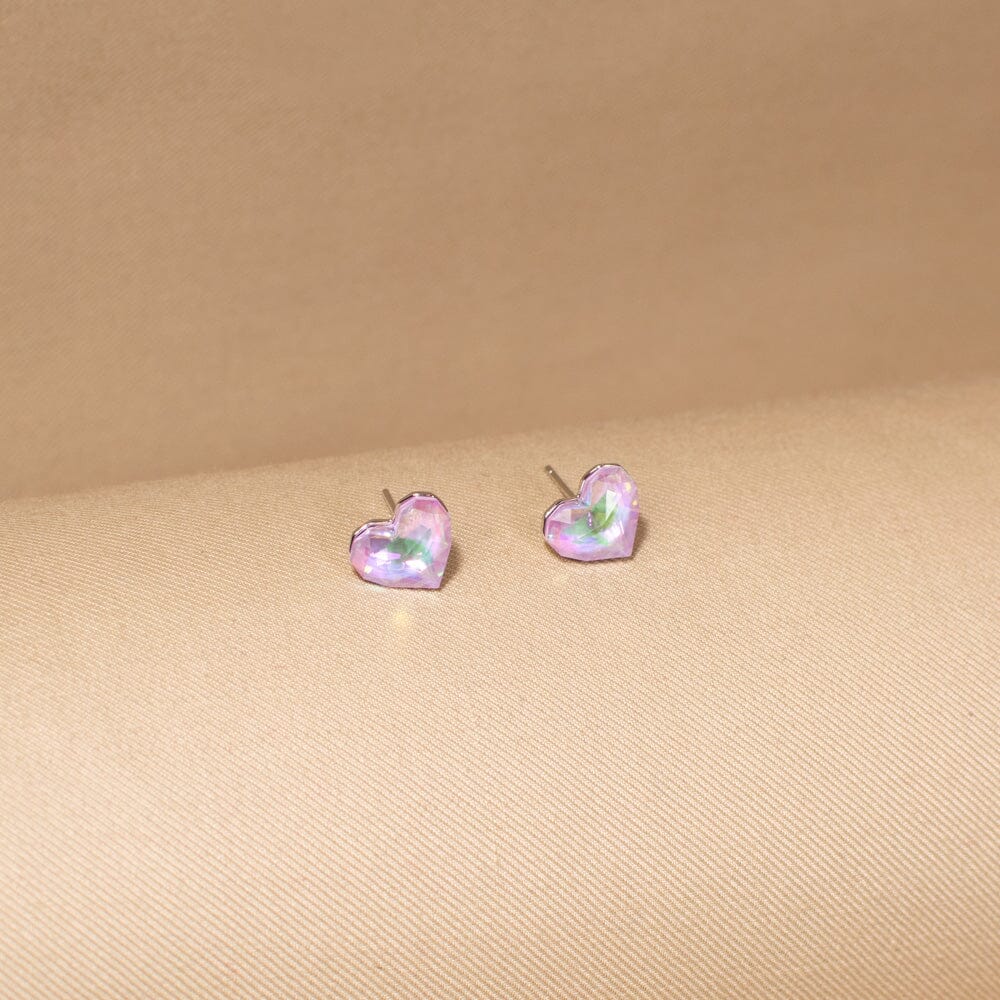 BlushHeart Studs - Minima Collection