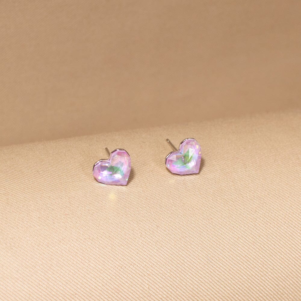 BlushHeart Studs - Minima Collection