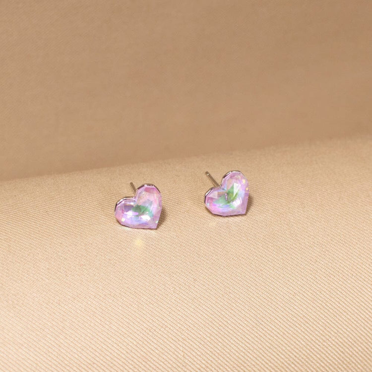 BlushHeart Studs - Minima Collection