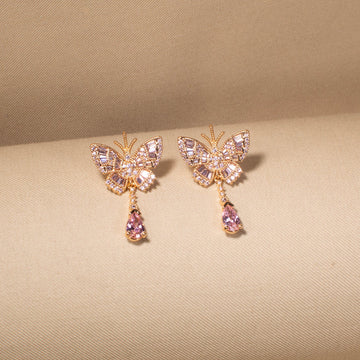 Blushing Butterfly Earrings