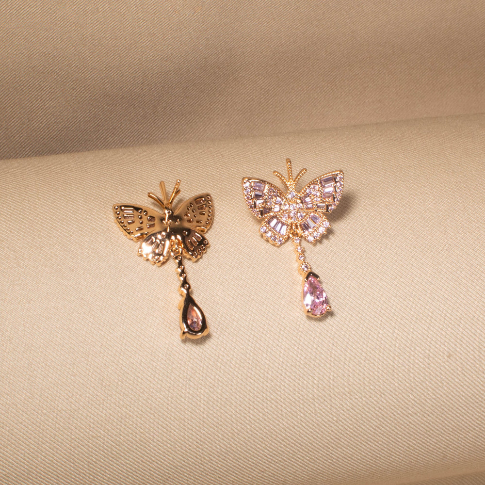 Blushing Butterfly Earrings