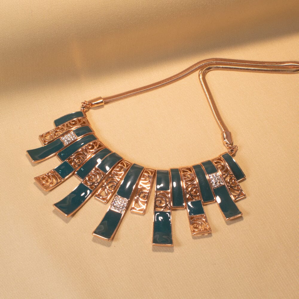 Bohemia Enamel Statement Necklace Set