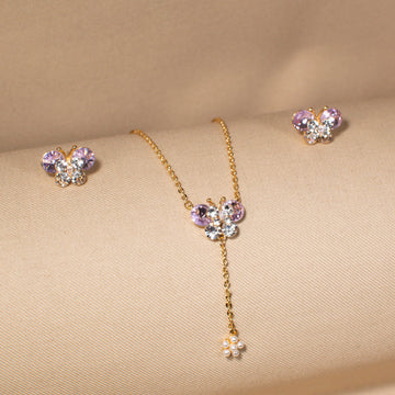 Butterfly Ball Pendant Set