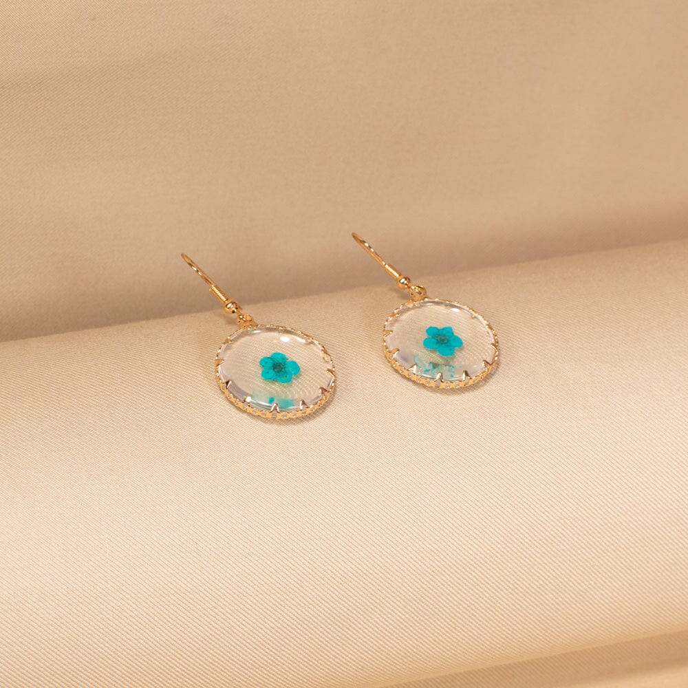 Butterfly Garden Pendant Set-Blue-Nature Collection