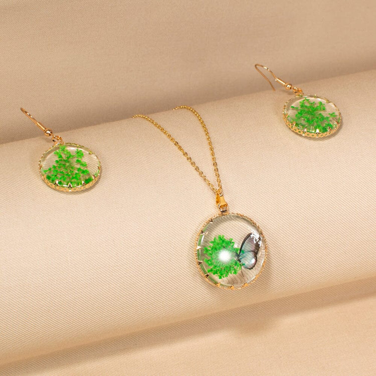 Butterfly Garden Pendant Set-Nature Collection