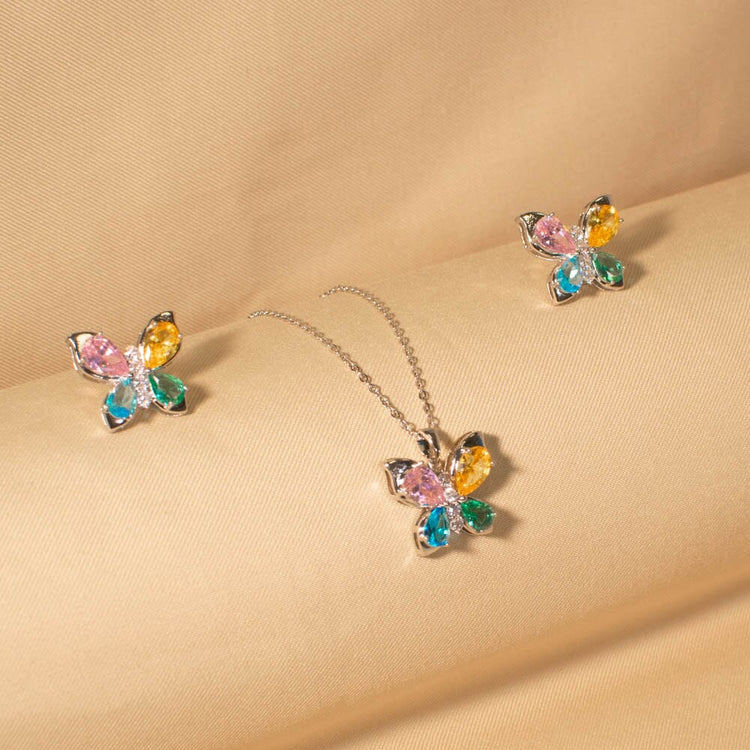 Butterfly Pendant Set - Minima Collection