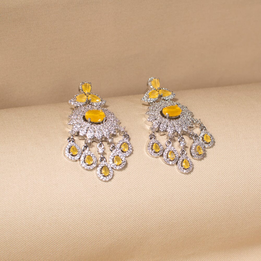 Canary Cascade Necklace Set