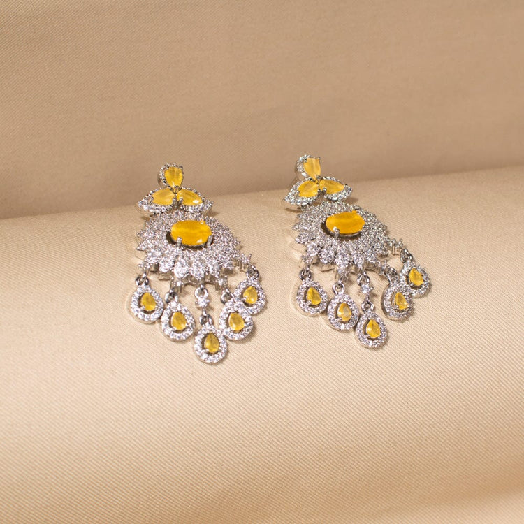 Canary Cascade Necklace Set