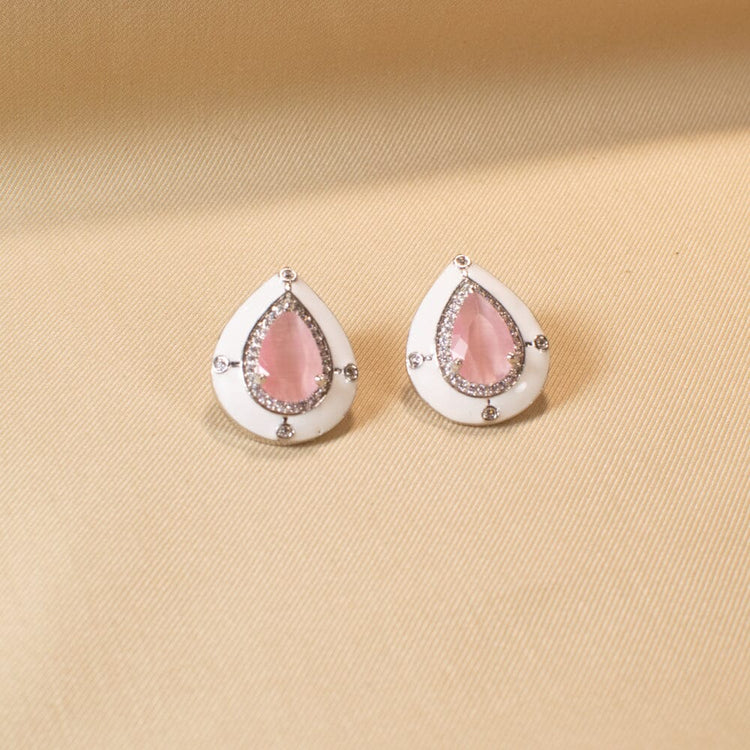 Candy Drop Studs - Pink