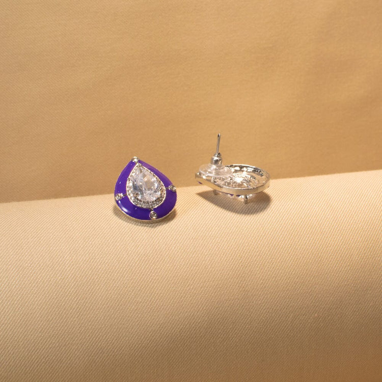 Candy Drop Studs - Purple