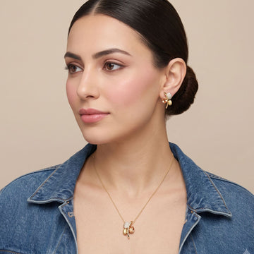 Caramel Orbit Pendant Set