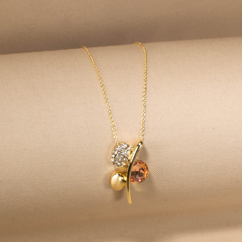 Caramel Orbit Pendant Set