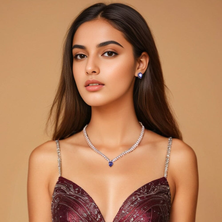 Cassia Necklace Set - Glitterati Collection