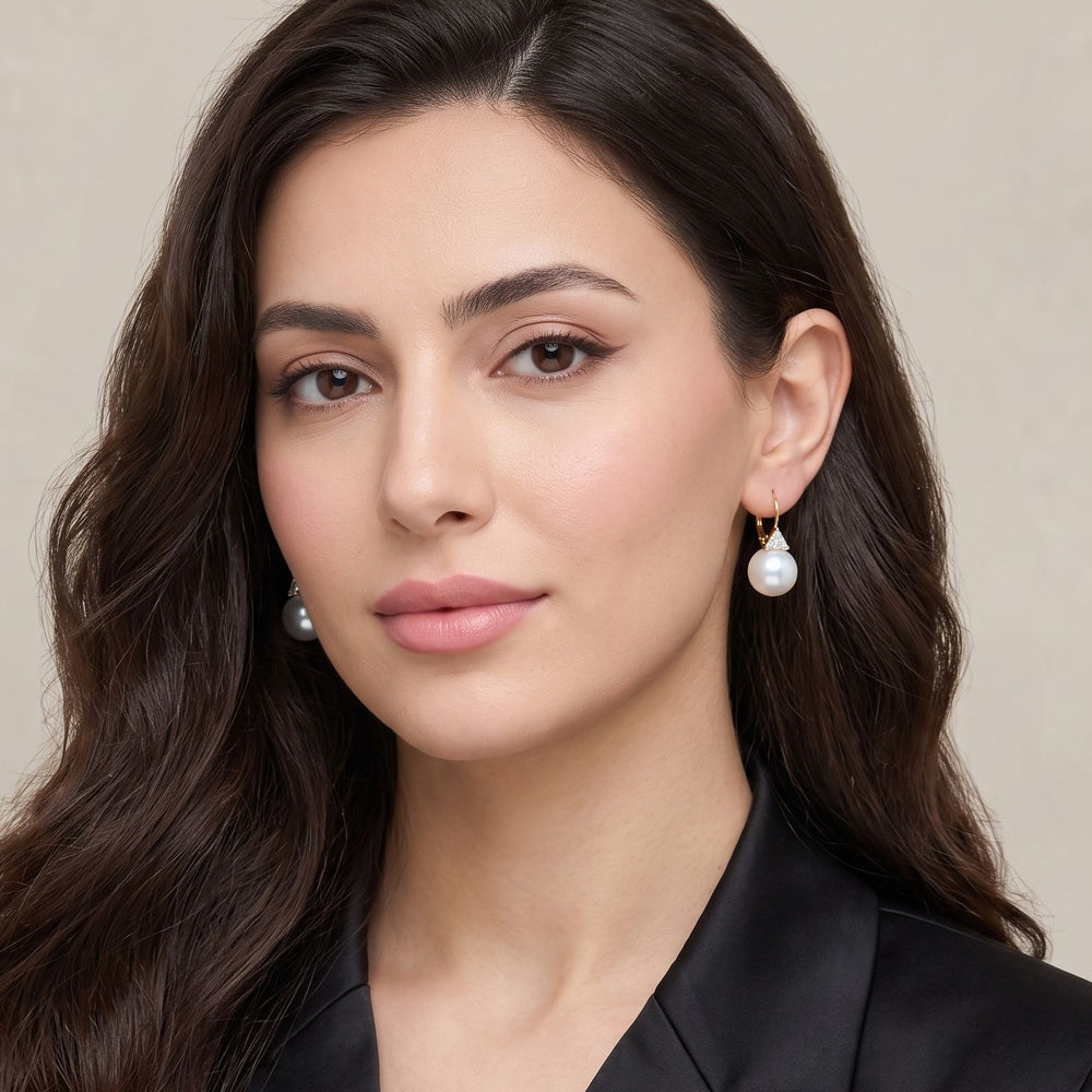 Cecelia Earrings - White