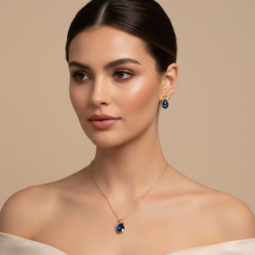 Cecilia Pendant Set - Blue