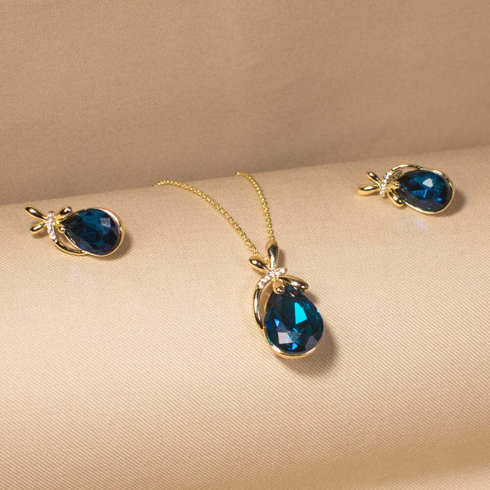 Cecilia Pendant Set - Blue