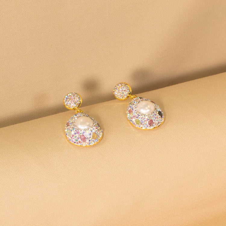 Celestial Drop Necklace Set - Pratha Collection