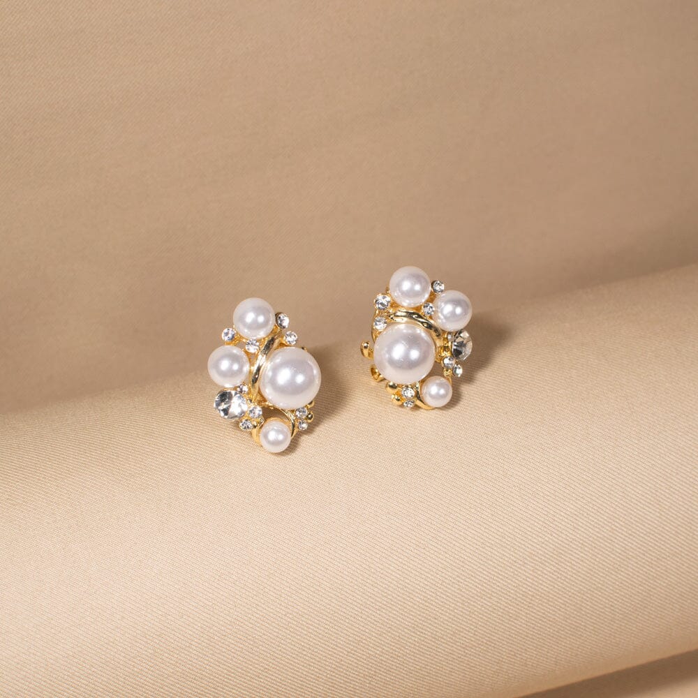 Celestial Pearl Bouquet Studs