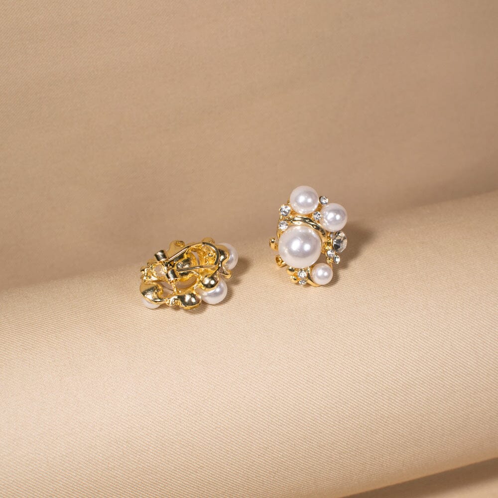 Celestial Pearl Bouquet Studs