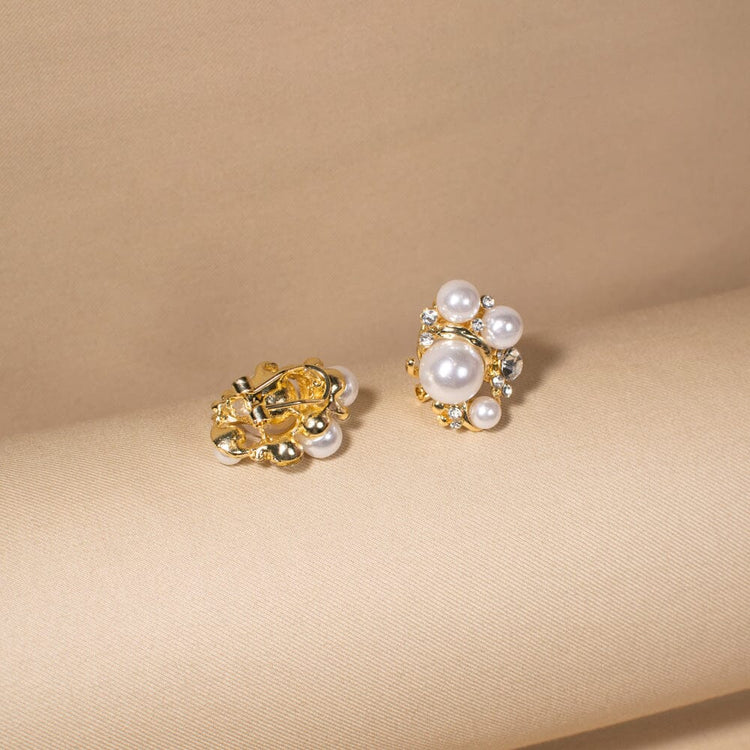 Celestial Pearl Bouquet Studs