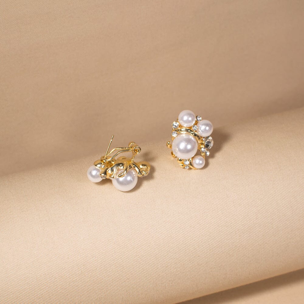 Celestial Pearl Bouquet Studs